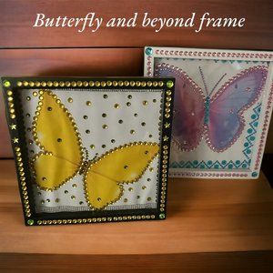 SCENT & GEMS, BUTTERFLY & BEYOND FRAMES, 'BUTTERFLY SUNRISE'